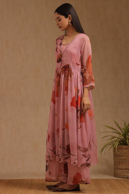 Pink Aura Floral Ensemble