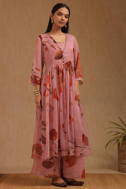 Pink Aura Floral Ensemble