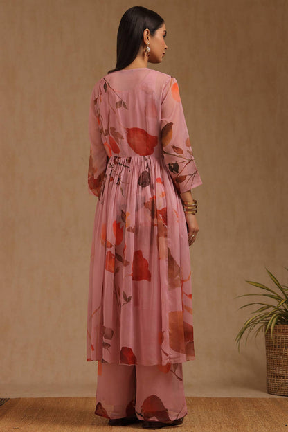 Pink Aura Floral Ensemble