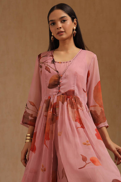 Pink Aura Floral Ensemble