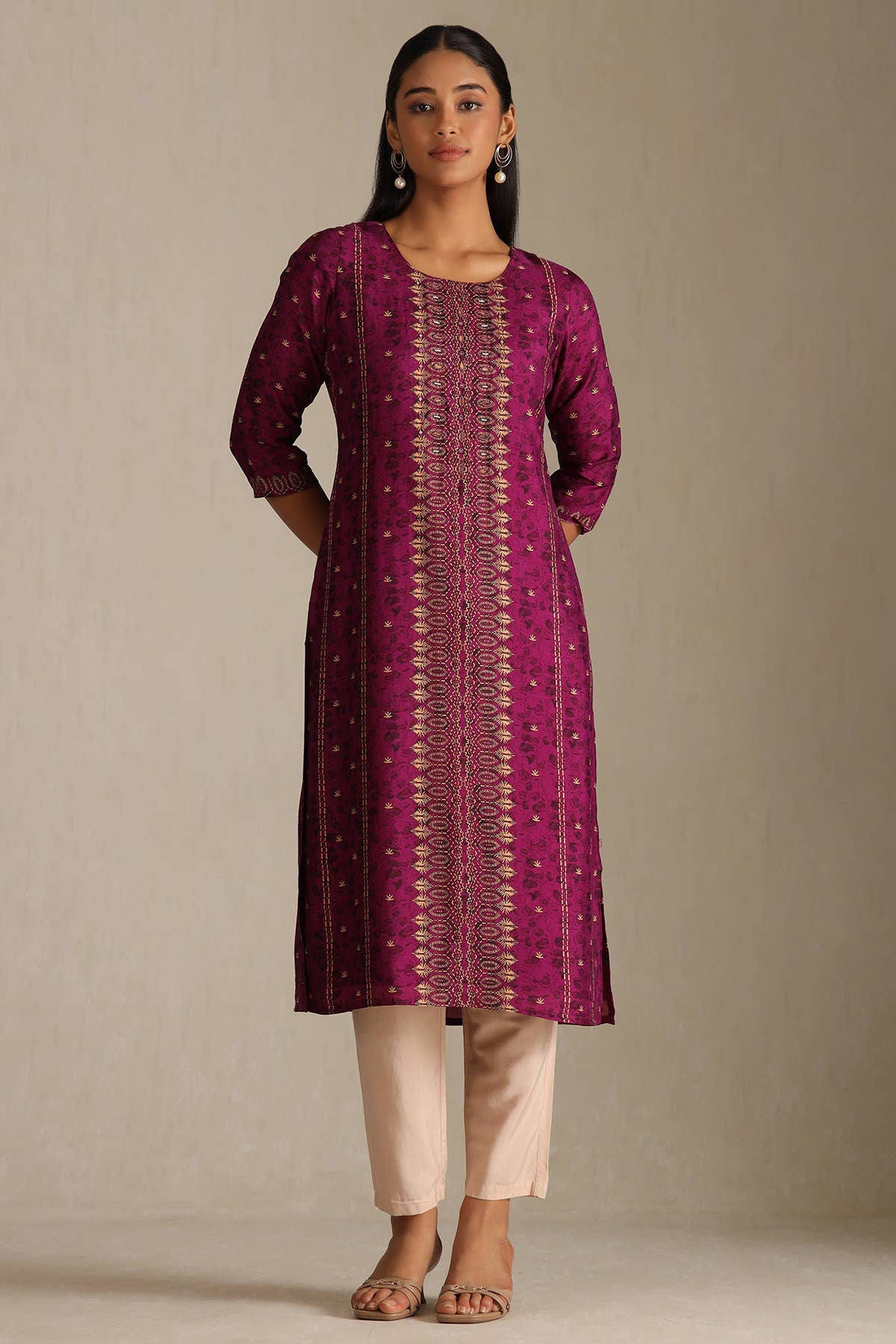 Amethyst Bloom Kurta