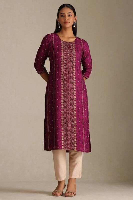 Amethyst Bloom Kurta