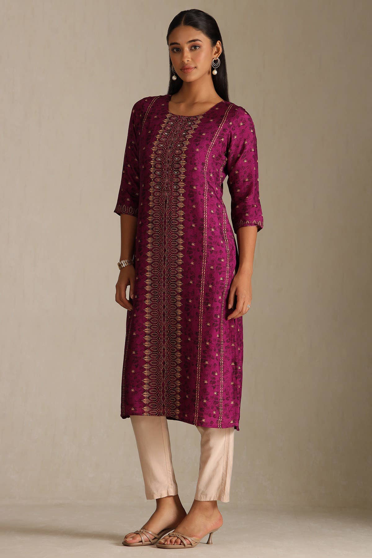 Amethyst Bloom Kurta