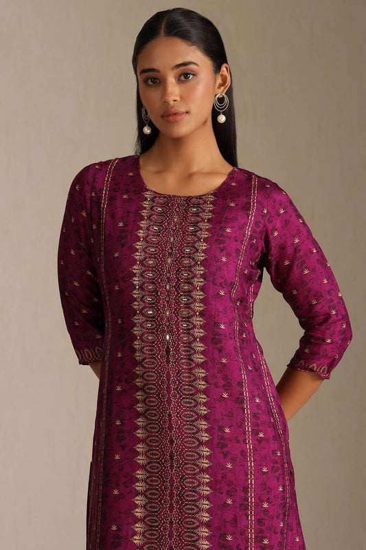 Amethyst Bloom Kurta