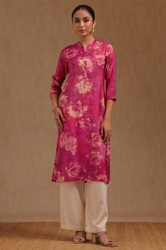 Fuchsia Blossom Kurta