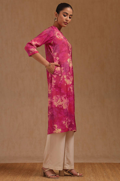 Fuchsia Blossom Kurta