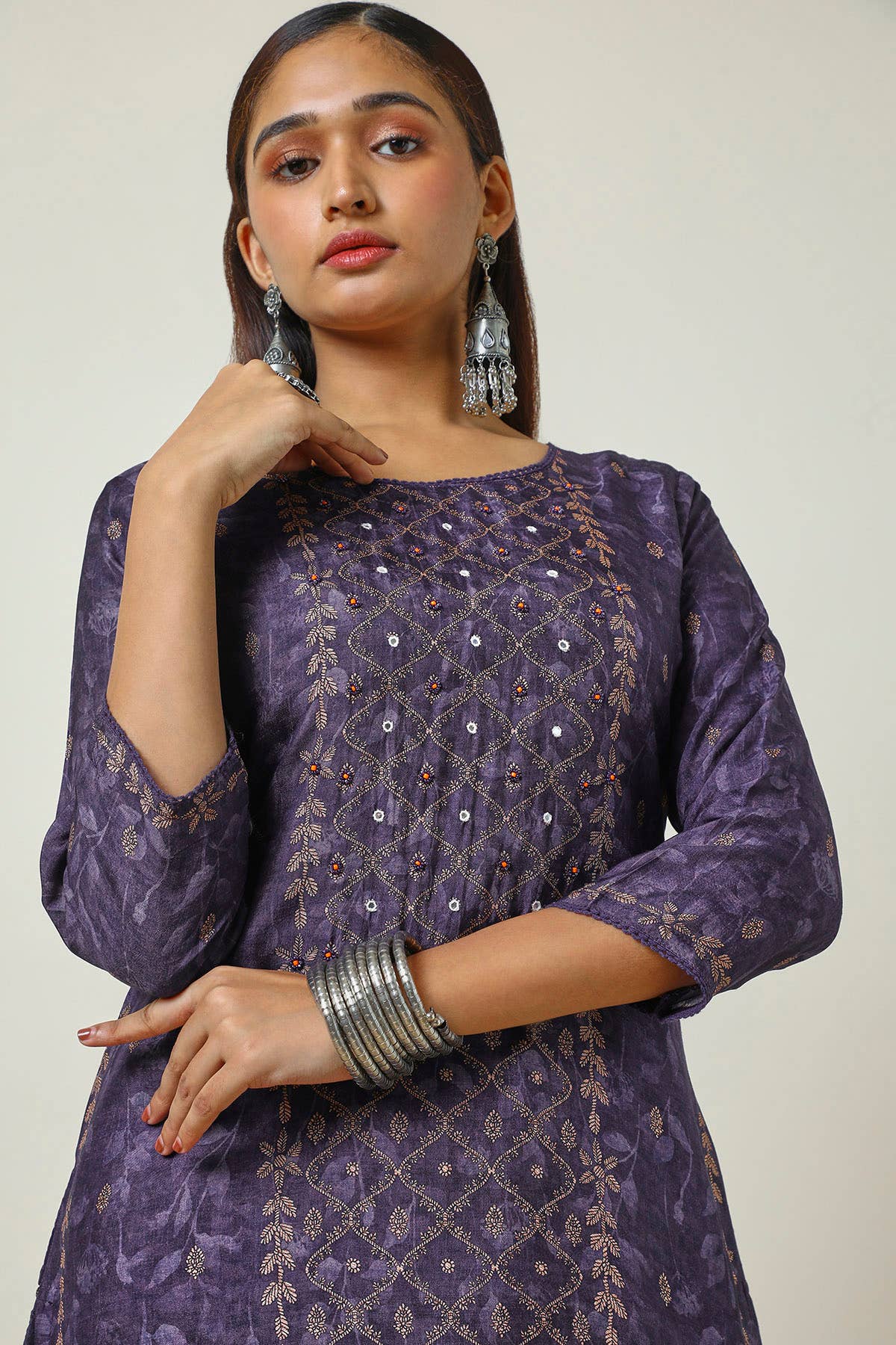 Twilight Bloom Kurta