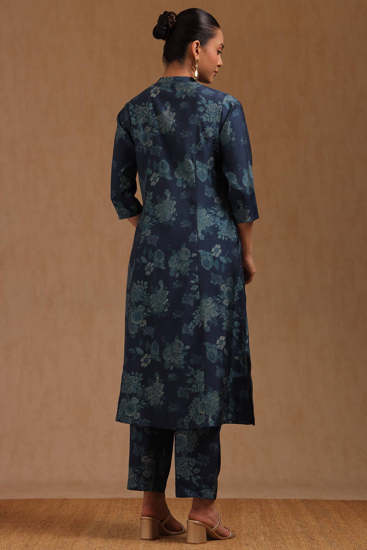Blue Dusk Floral Ensemble