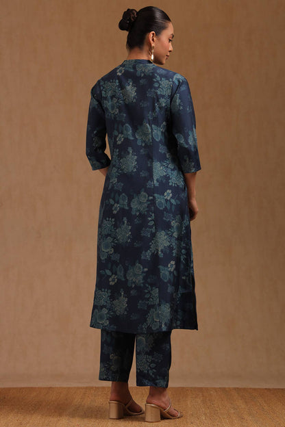 Blue Dusk Floral Ensemble