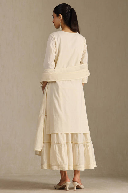 Ivory Grace Embroidered Dress