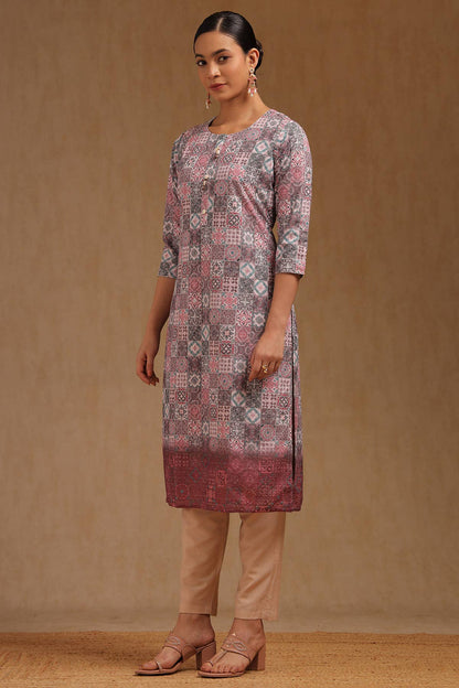 Blush Charm Embroidered Kurta
