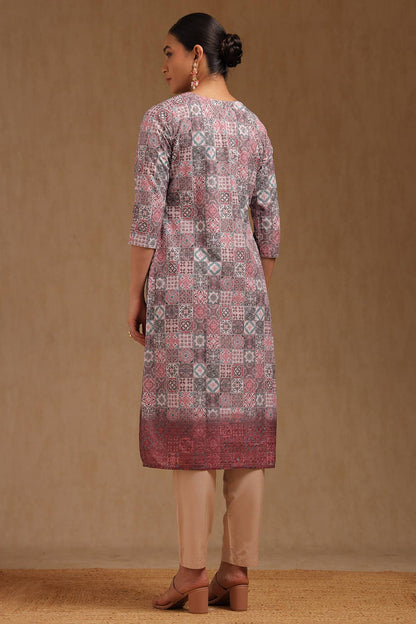 Blush Charm Embroidered Kurta