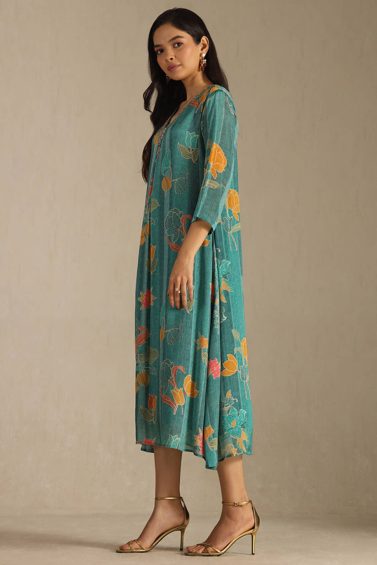 Blue Mirage Embellished Dress