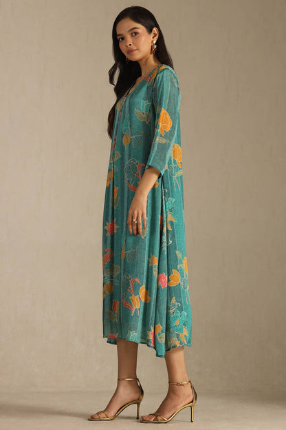 Blue Mirage Embellished Dress