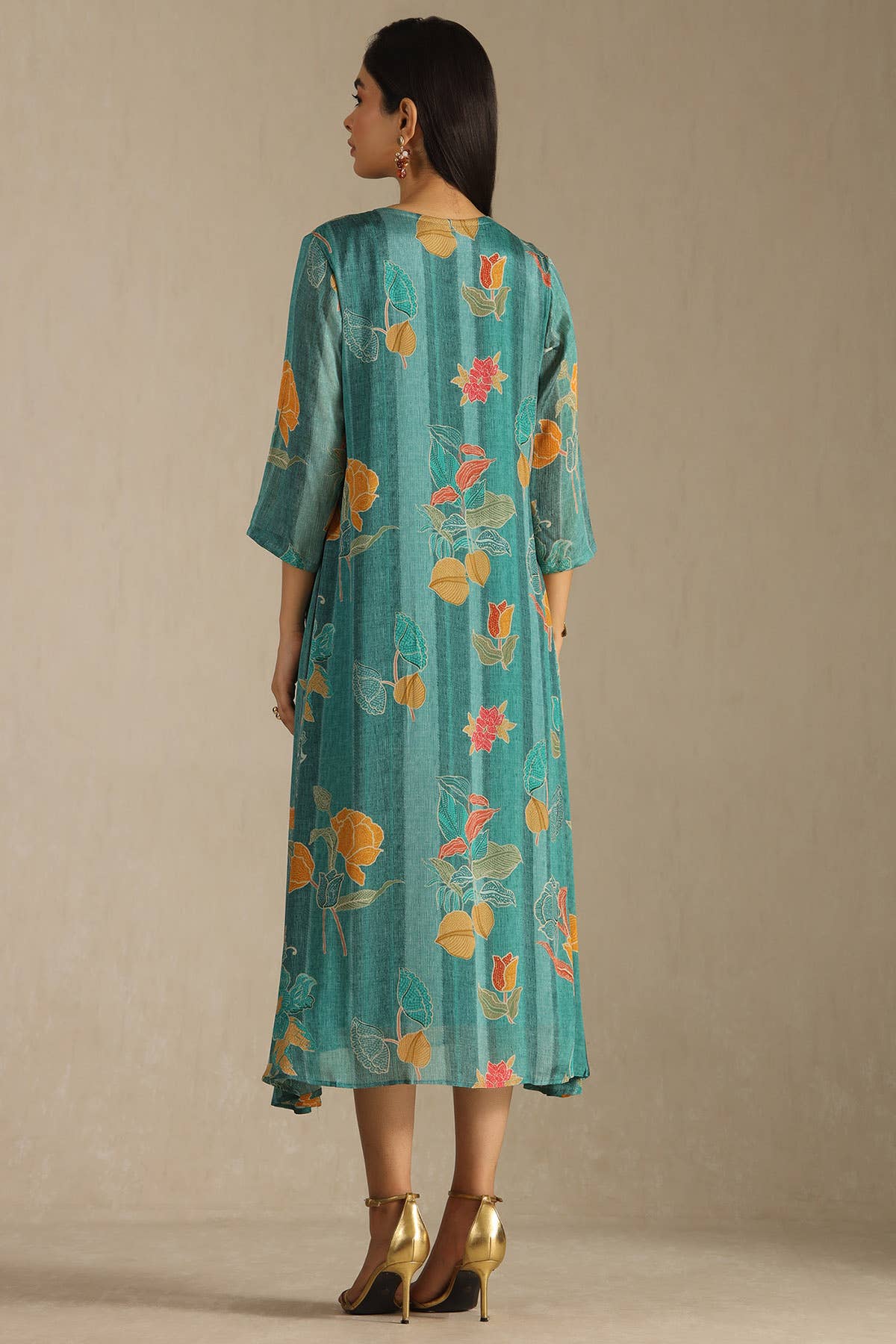 Blue Mirage Embellished Dress