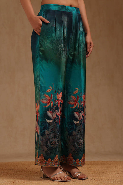 Green Aura Floral Ensemble